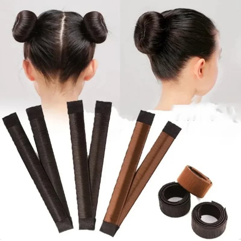 Treccia per capelli portatile bigodino fascia per capelli parrucca sintetica ciambelle fascia per capelli accessori per capelli da donna Clip per parrucca strumento per lo Styling copricapo