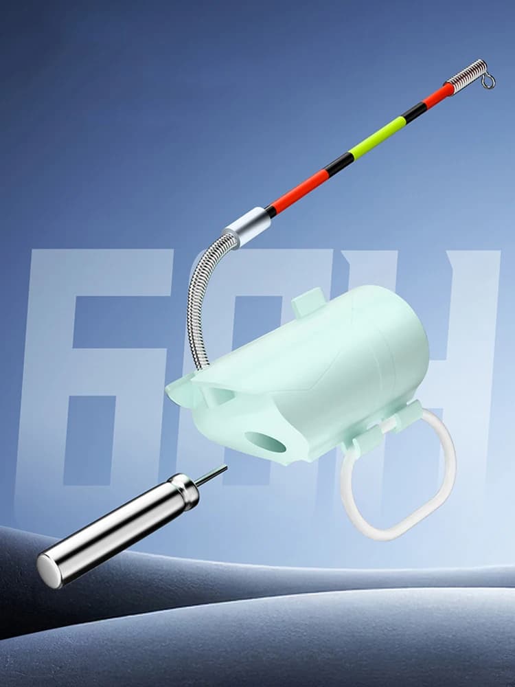 Avvisatore Acustico da Pesca con Luci LED e Suono, Indicatore di Abboccata per la Pesca Notturna, Impermeabile per Tutte le Condizioni Atmosferiche, Attrezzatura per Mare e Lago