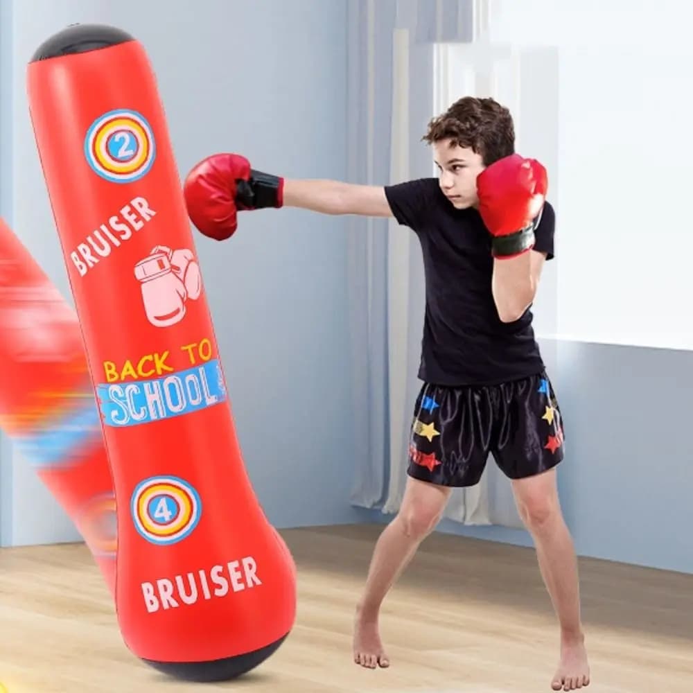 Children's Inflatable Boxing Bag PVC thickened Children's Boxing Bag Loss-proof fitness sandbag with bounce for adults/children