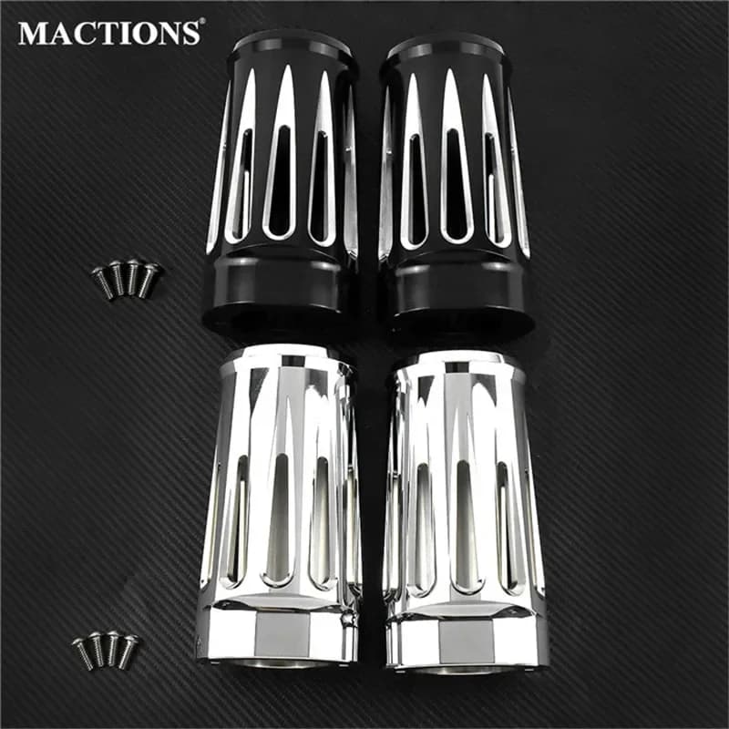 1 Coppia Moto Forcella Anteriore Boot Copertura Per Harley Touring Road King Electra Street Glide Trike 1980-15 2016 2017 2018 2019-2025