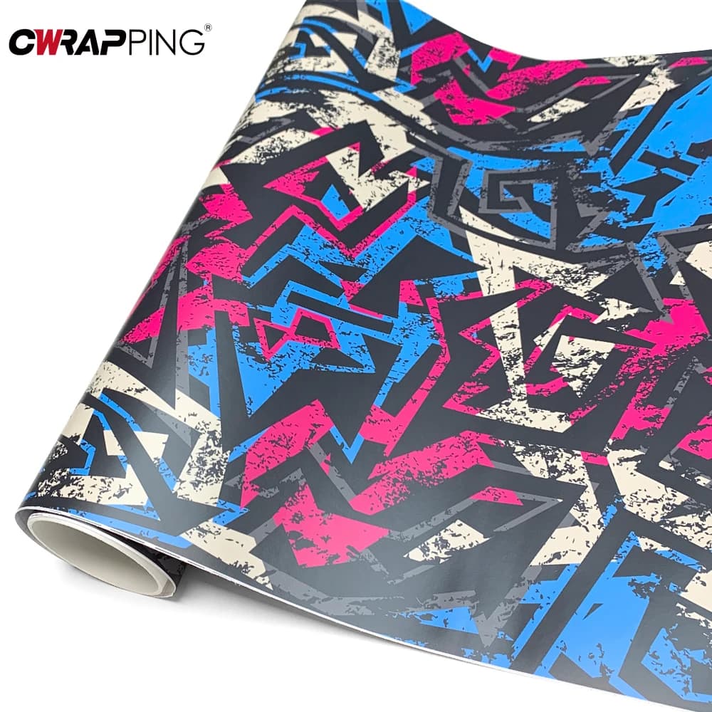 Pellicola Camouflage per Auto e Moto, Vinile Decorativo per Veicoli, Adesivi e Grafiche per Carrozzeria