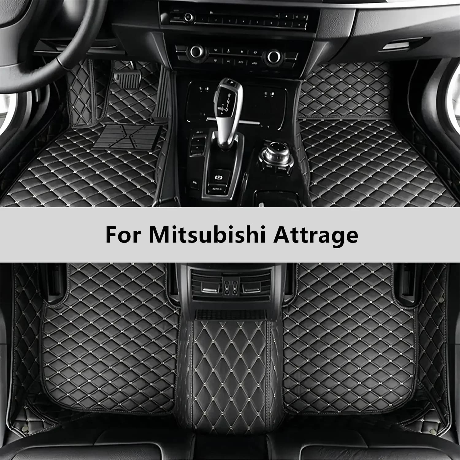Tappetini auto personalizzati per Mitsubishi Attrage 2019 2020 2021 2022 2023 2024 2025 2026 Tappetino Auto Zerbino Accessori Interni