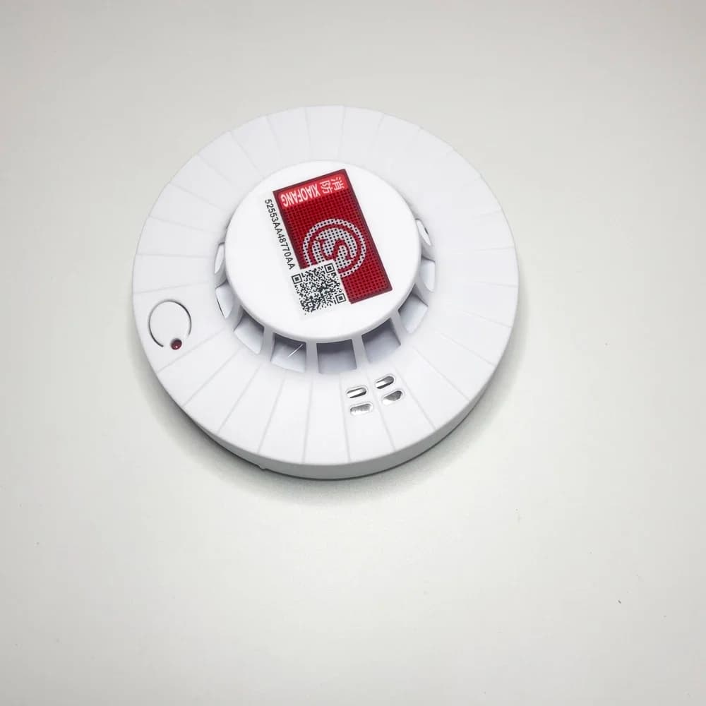 1 Pezzo Sensore di Allarme Portatile 433MHz, Rilevatore di Fumo Wireless per Sistema di Allarme Domestico, Sirena Stroboscopica con Telecomando