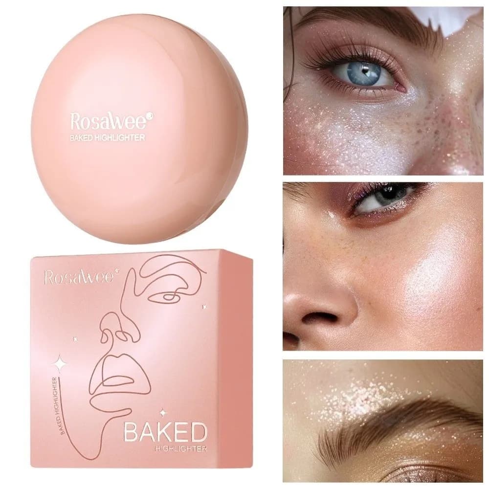 Illuminante a Lunga Durata con Finitura Fine e Naturale, Texture Cremosa Effetto Patata Schiacciata, Illuminante per Contorno Viso