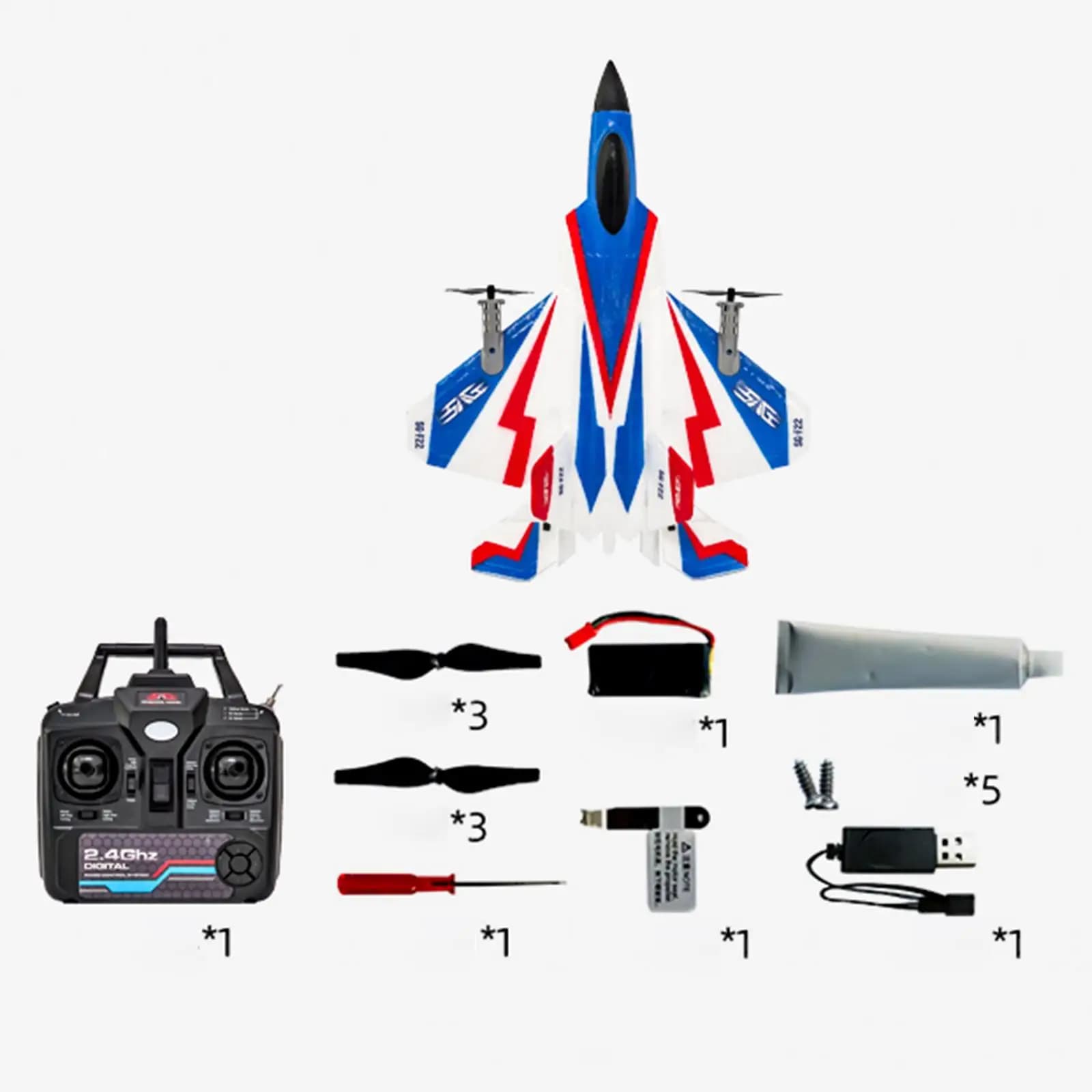Foam Remote Control Aircraft Outdoor Game Ready to Fly for Christmas Gifts