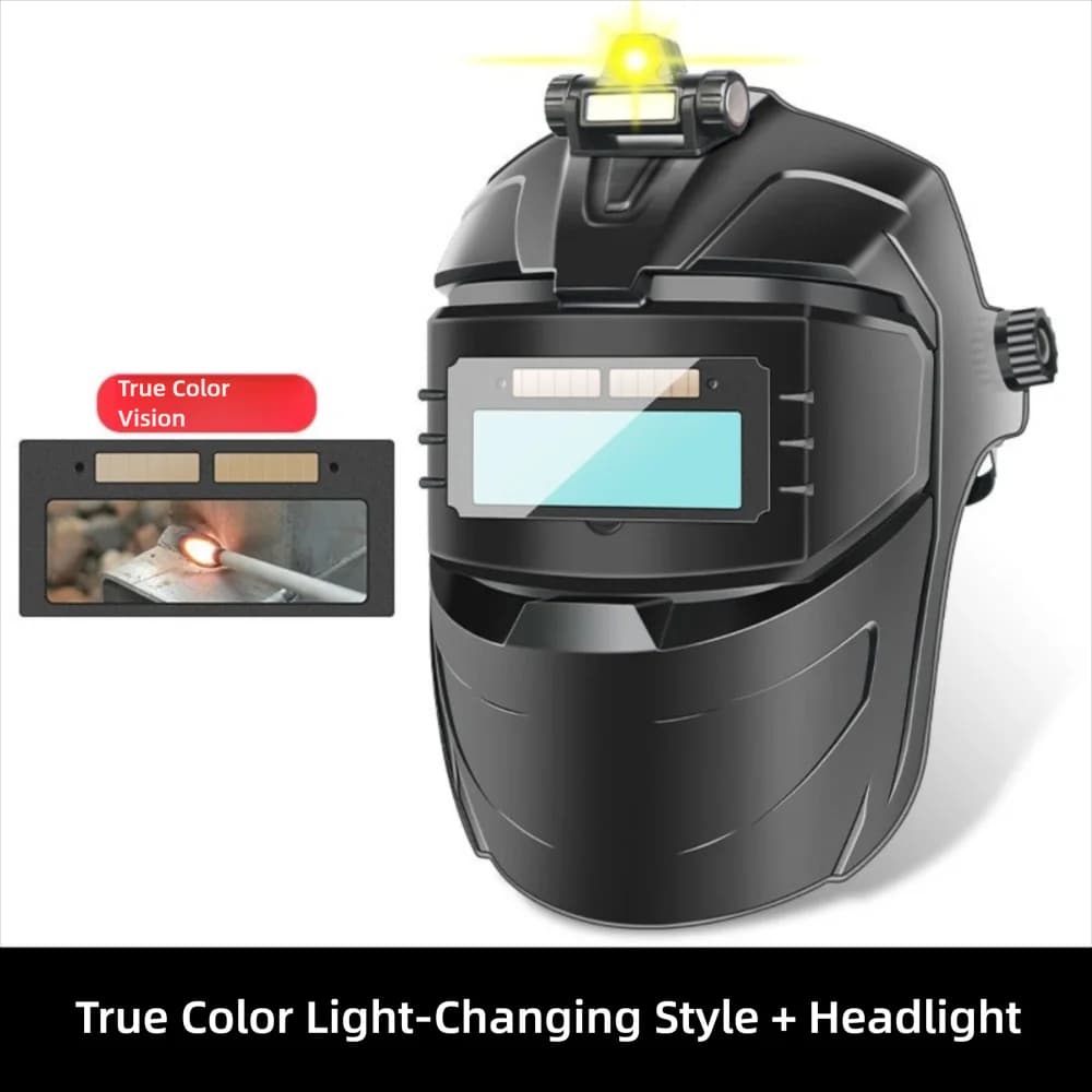 Regolazione automatica della luce variabile Oscuramento automatico Maschera per saldatura Maschera per saldatura durevole resistente alle alte temperature Colore vero