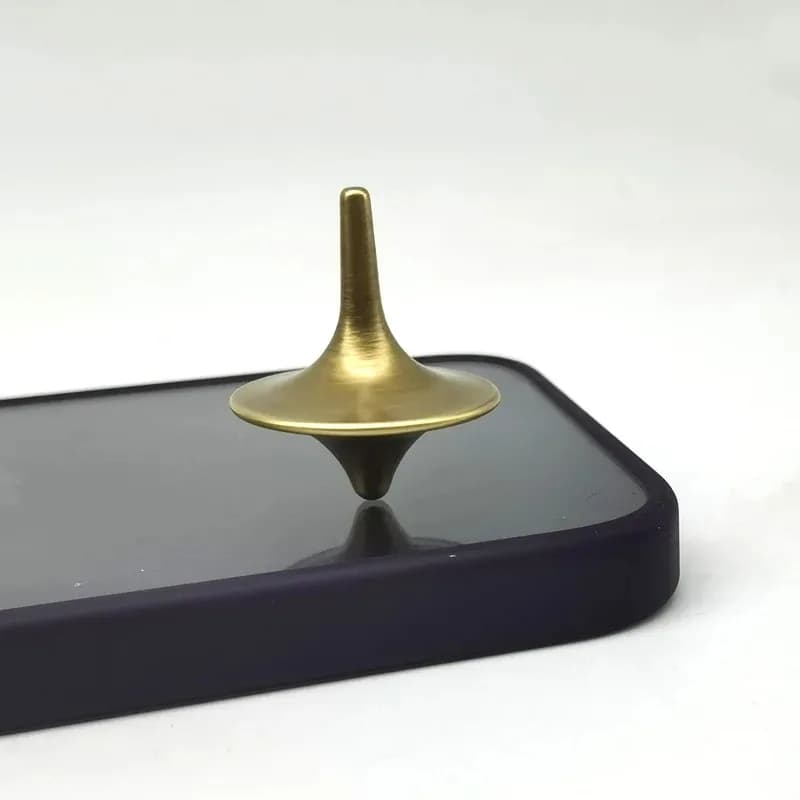 Mini giroscopio Fidget Spinner in metallo - Giocattolo per alleviare lo stress, l'ansia, il TDAH, per adulti e bambini