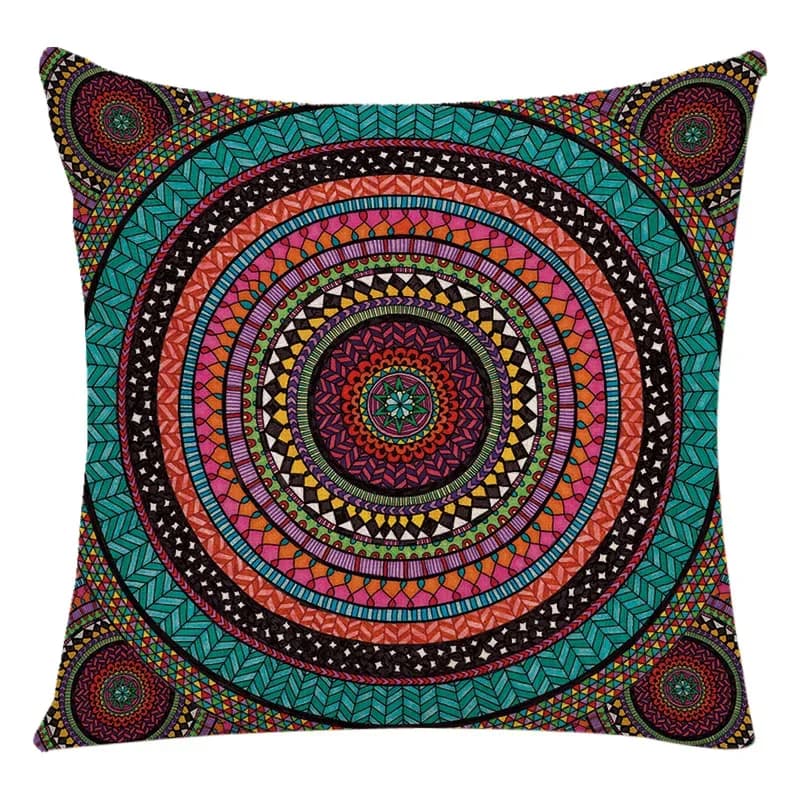 Fodera per divano e cuscino con stampa in lino e mandala etnico - Decorazioni per la casa calde di Amazon