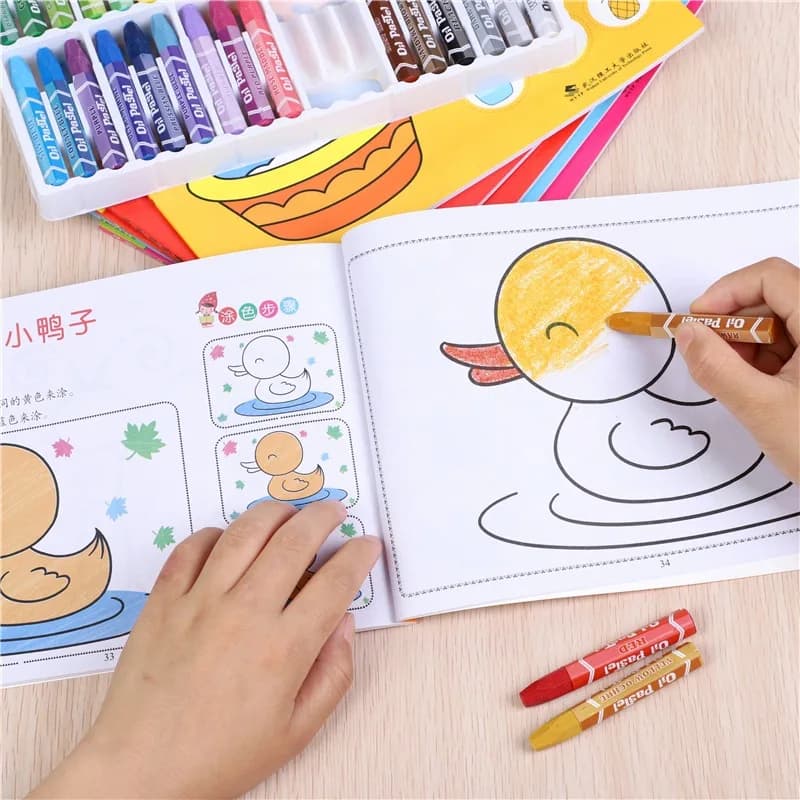 Kids Coloring & Drawing Book Preschool Educational Art Workbook Creative Drawing Activity Book Gifts for Preschool Children
