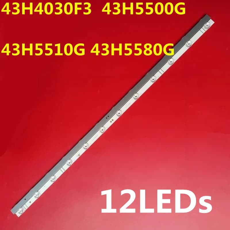 10PCS LED Strip 12lamps For 43H4000GM JL.D425C1330-003AS-M_V03 CRH-BX43X13030120202BREV1.2