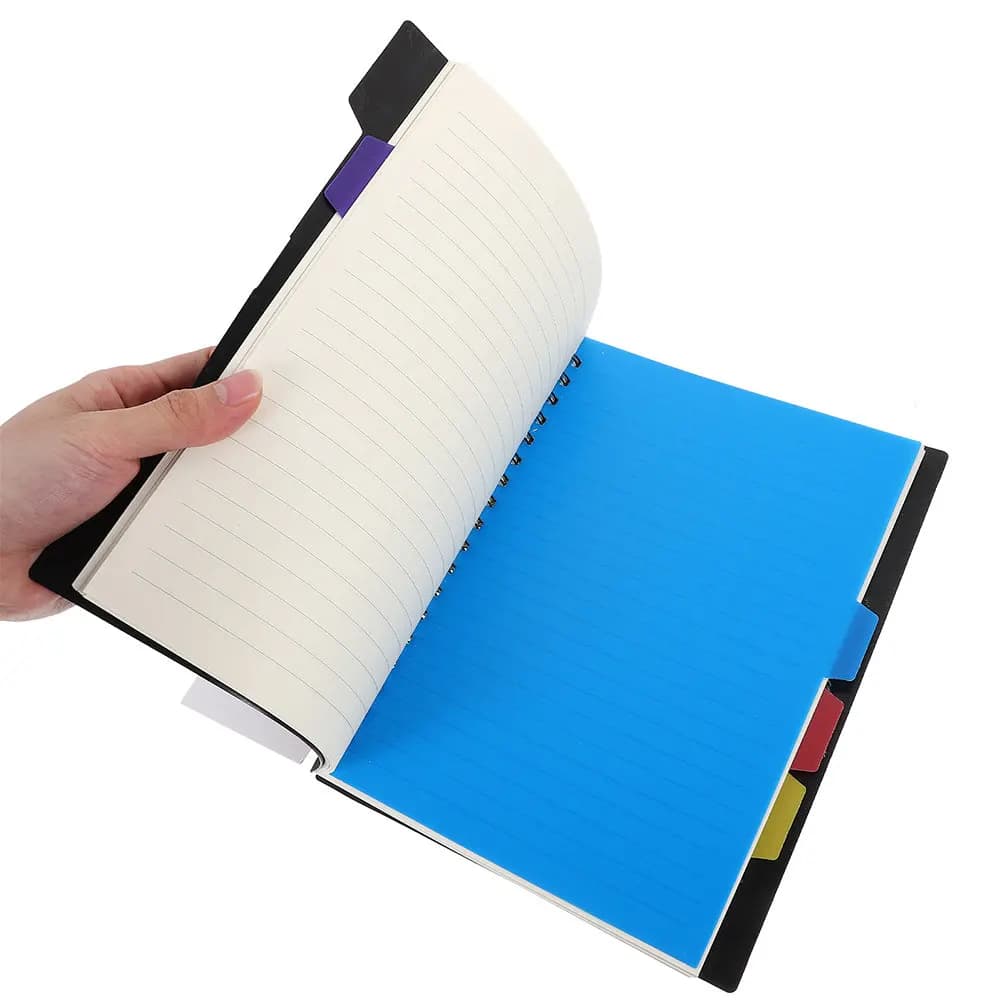 Quaderno a spirale classico con copertina impermeabile, multiuso per affari, scuola, ufficio, riunioni, diario, agenda, planner