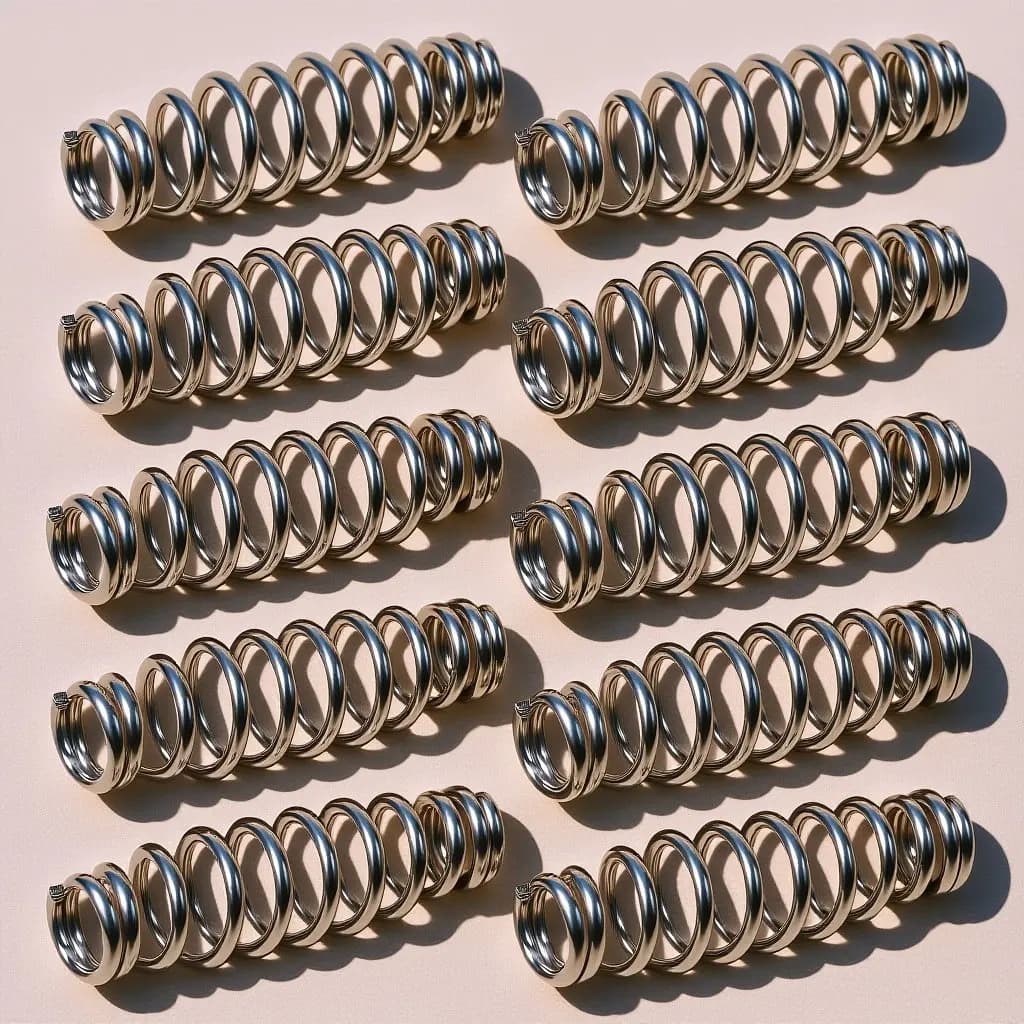 10Pcs Small Pruning Shears Spring Compression Replacement Steel Springs for Garden Pruner Tools Tree Cutting Parts