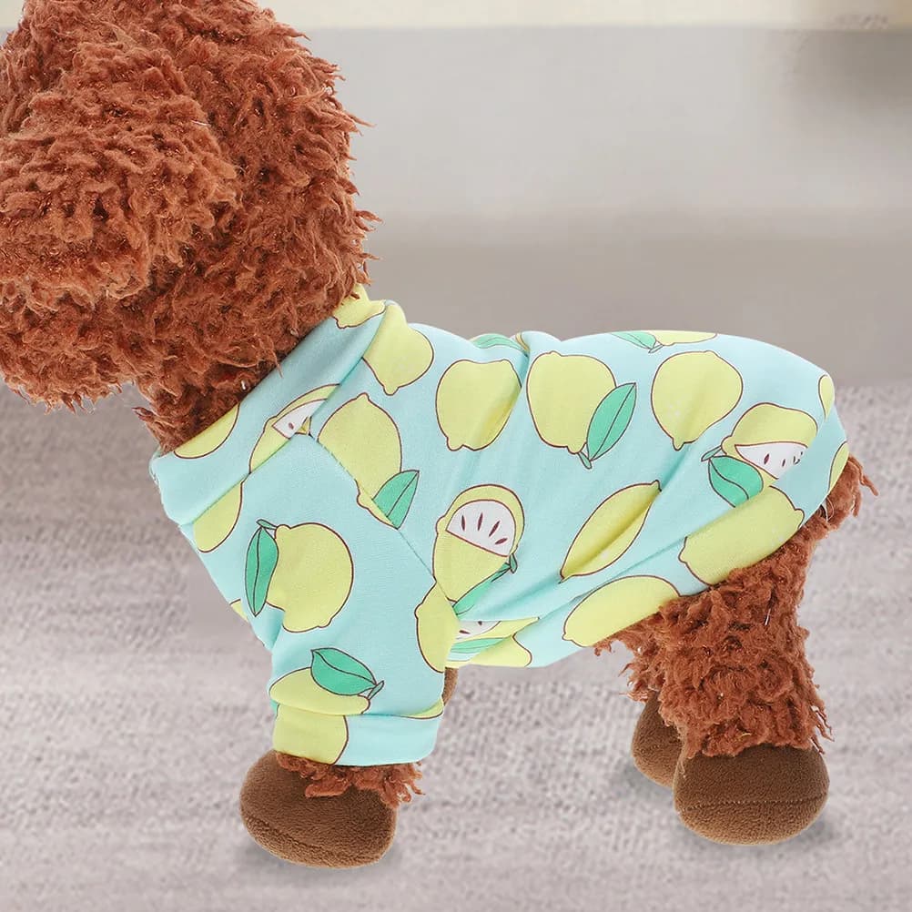 Adorabile Abbigliamento per Cani, Comodo Cappotto con Cappuccio per Cuccioli, Vestiti Invernali Decorativi per Cani, Giacca Traspirante per Cuccioli