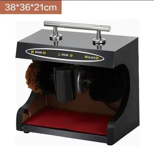 Spazzolatrice automatica per scarpe 220V per lobby dell'hotel con sensore, strumento per scendere scarpe per uso domestico e commerciale AM