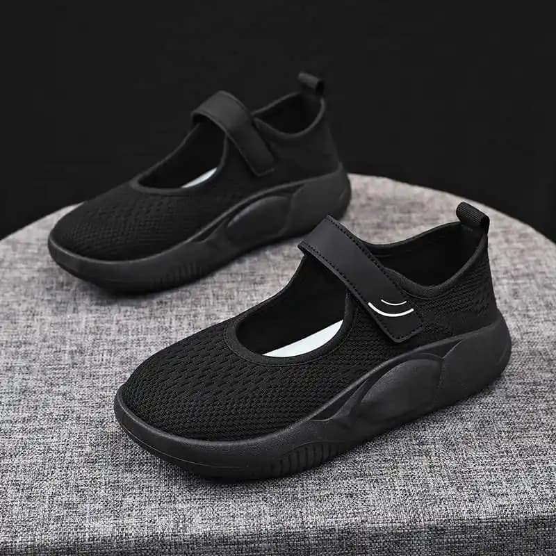 Women's High Heel Shoes Ete, Bianche with Plateau, Tennis Summer Shoes, Sports Sneakers for School and Team