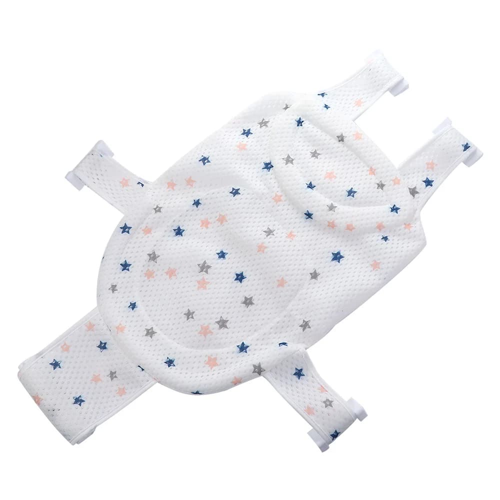 Vasche da bagno pieghevoli antiscivolo per neonati, tappetino da bagno, sedile per vasca a forma di croce