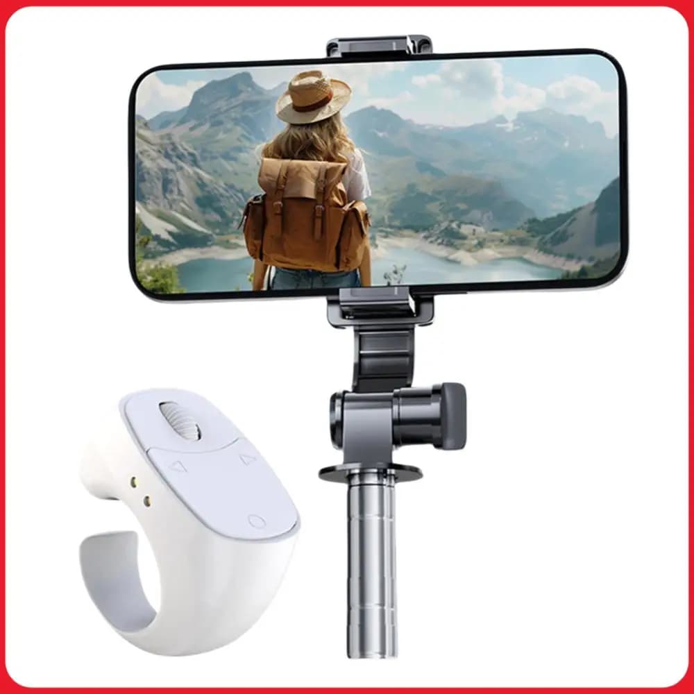 Telecomando Wireless per Fotocamera Compatibile Bluetooth 5.3 con Display Digitale Multifunzione per Smartphone