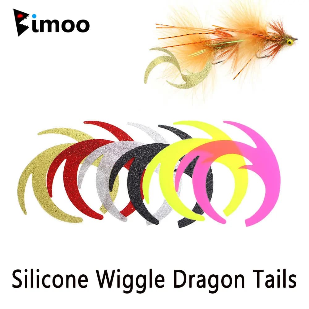 12 pcs. Silicone Dragon Coil for Fishing Stimulator in Moscow, Material for Construction Mosques, Artificial Luccio, Spigola, Trota, Salt Water, Streamer