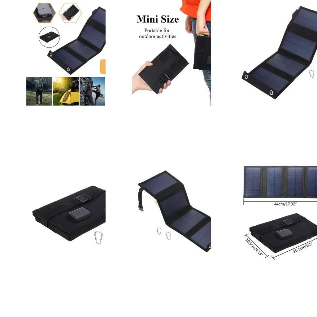 193A 8W Small Waterproof Folding Portable Solar Panel Cells For Smartphone Batt