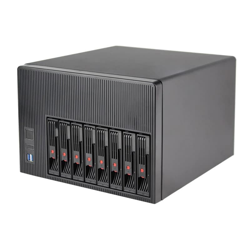 Toploong 2 Bearing Fans Network Server Distributed Storage Nas Chassis Pc Computer Chassis WITH SATA Backplane