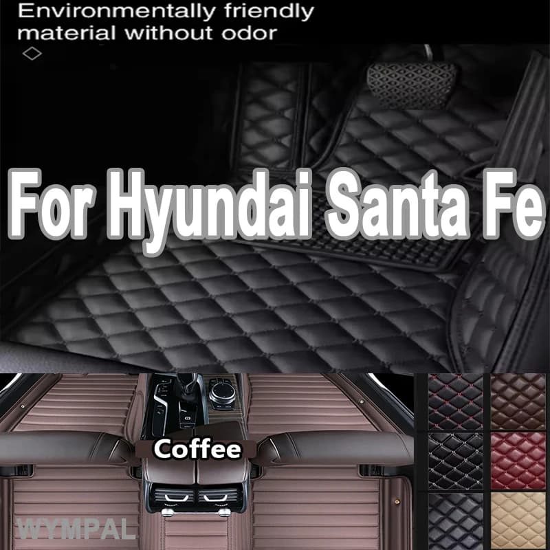 Luxury car mats for Hyundai Santa Fe (CIVE SEAT) 2010 2011 2012 Car mats Custom car mats Car mats