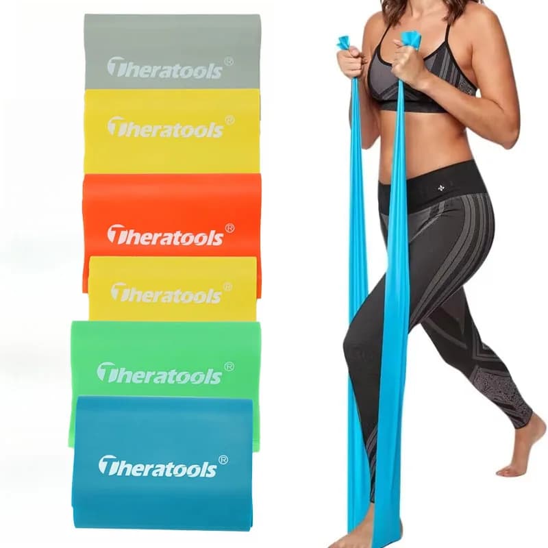 Fasce di resistenza Esercizio Fascia elastica Allenamento fitness Yoga Pilates Recupero Terapia fisica Stretching Allenamento della forza