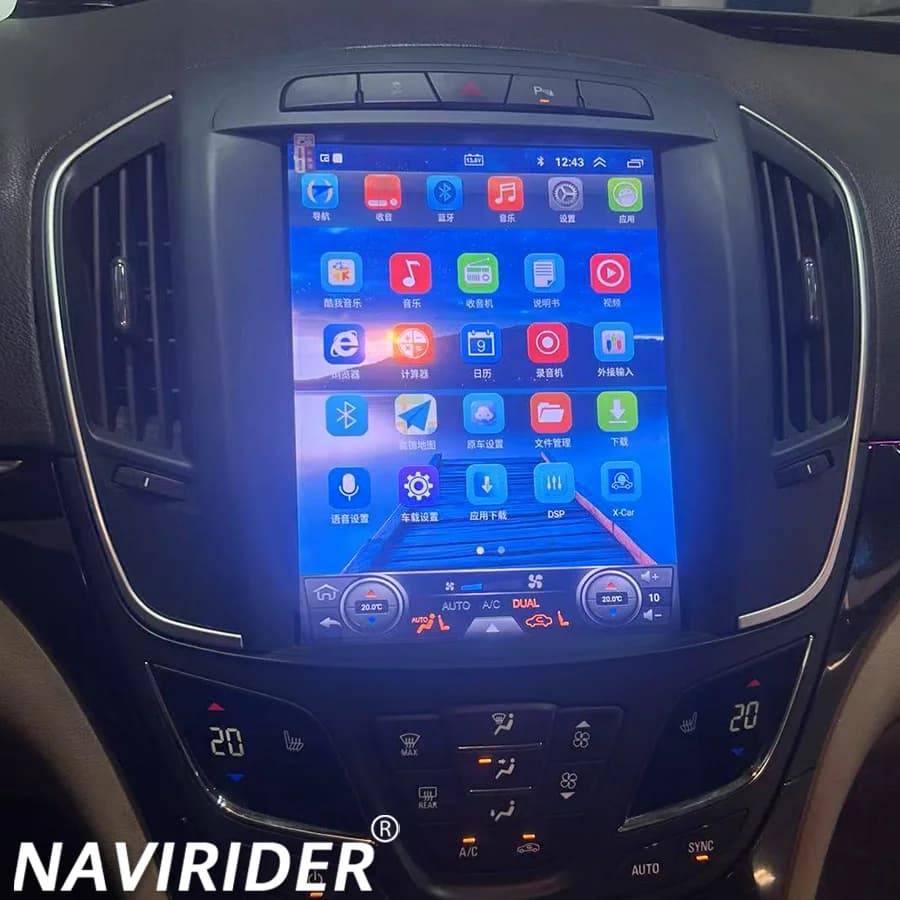 Autoradio Stereo Android 15 da 9.7'' per Opel Insignia e Buick Regal 2009-2025 con Navigatore GPS, Carplay e Lettore Multimediale