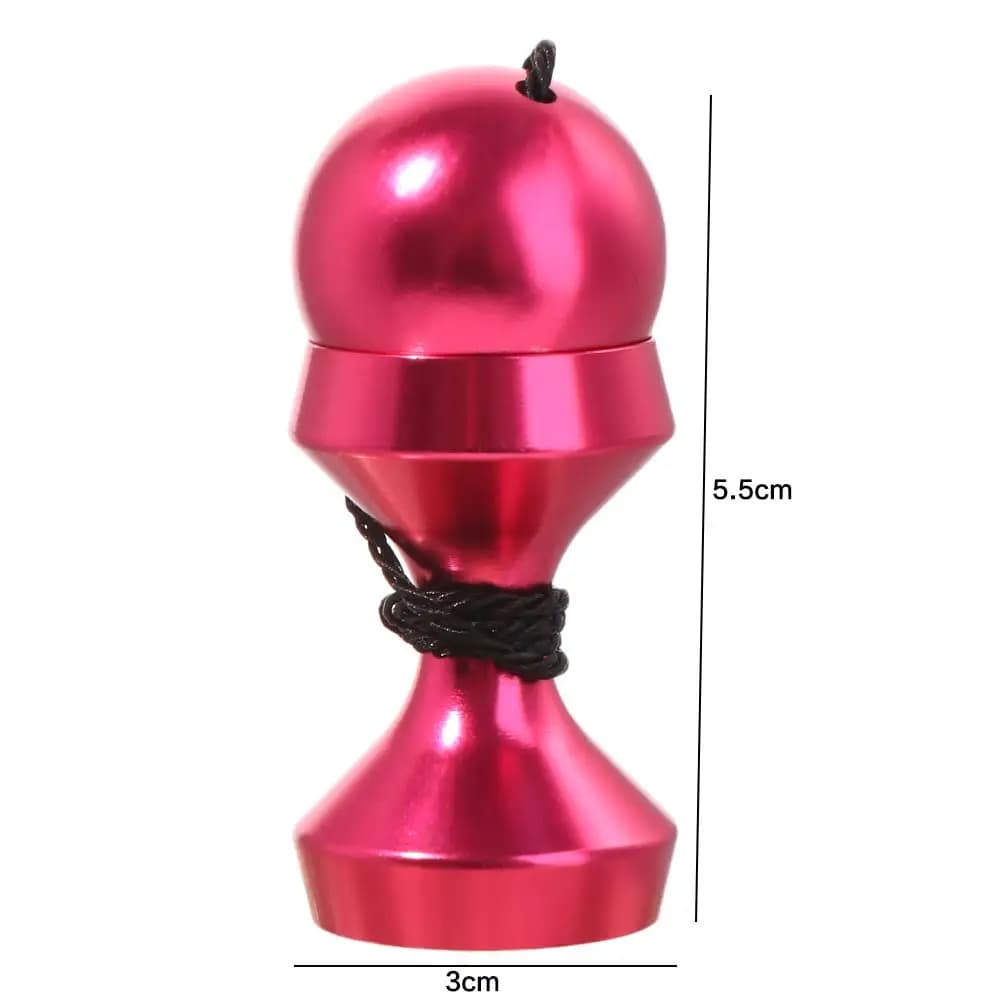 Palla Antistress in Alluminio, Gadget Sensoriale in Metallo, Spinner per Dita, Intrattenimento e Svago