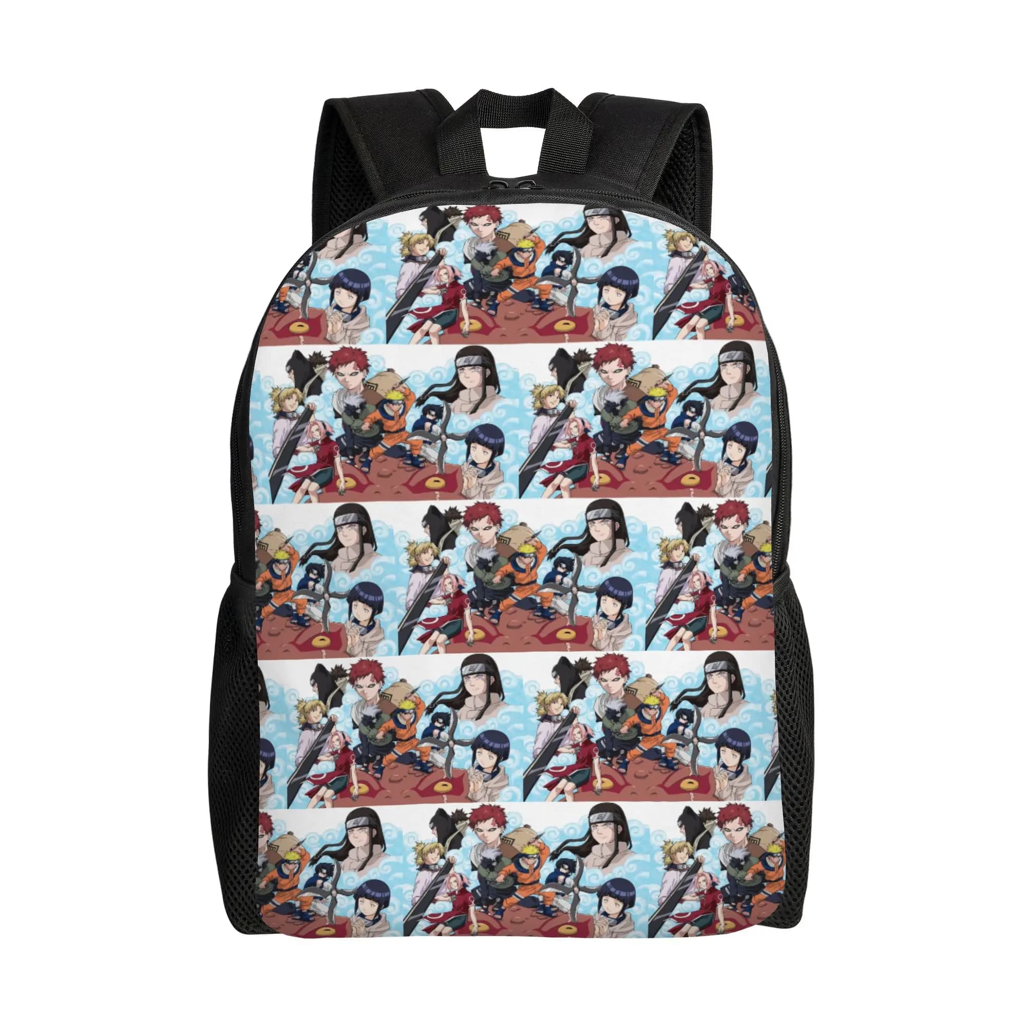 Custom Anime N-Narutoes Backpacks for Women Men Waterproof College School Bag Printing Bookbag