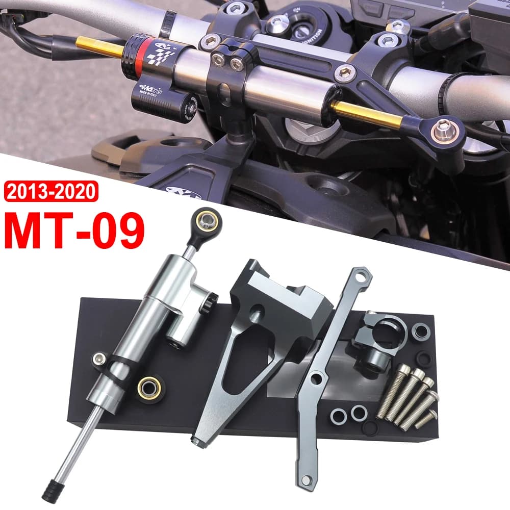 2013 - 2020 nuovo Moto Ammortizzatore di Sterzo Stabilizzare Staffa di Montaggio PER YAMAHA MT-09 MT09 FZ09 FZ-09 2019 2018 2017 2016 MT-09 SP