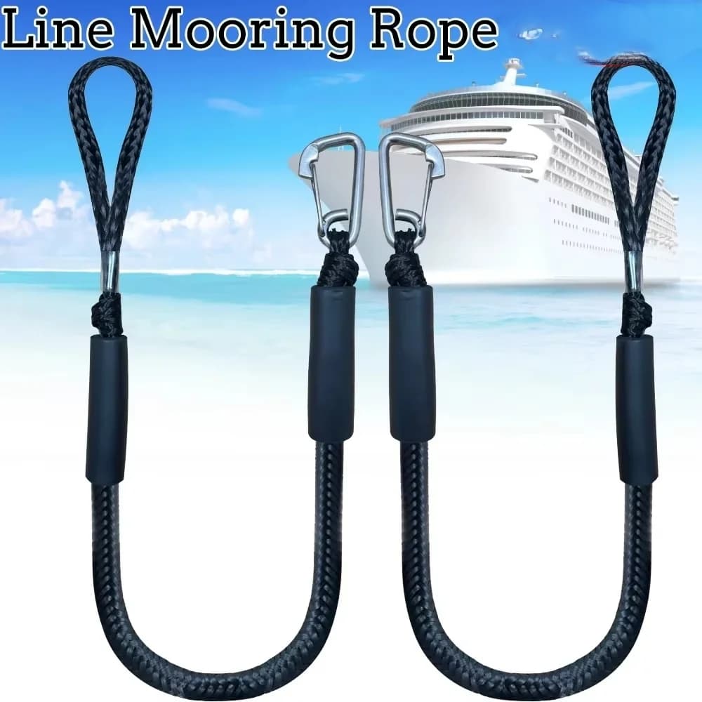 1PCS Dock Lines Elastic Marine Rope Bungee Cords Shock Ties for Kayak Watercraft kayak accessories Boat Accessories