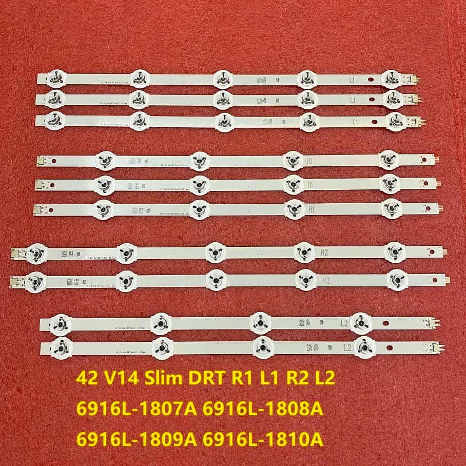 Striscia LED per Panasonic TX42ASX659 TX42ASW754 TX42ASF657 TX42AS740B TX42AS650B TX42AS650E TX42AS650 TX42AS740 TX42AS750E