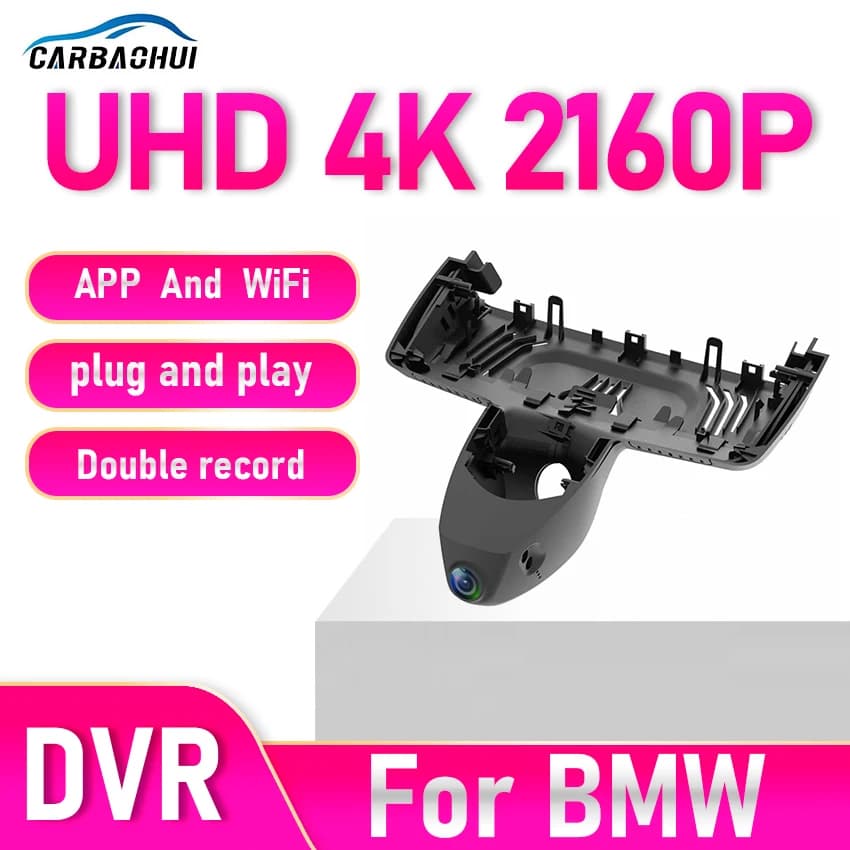 Plug and Play Car DVR 4K HD Video Recorder Dash Cam Camera For BMW X3 G01, X5 G05, X7 G07, 318i 320i G20 G21, 430i G22, 240I G42