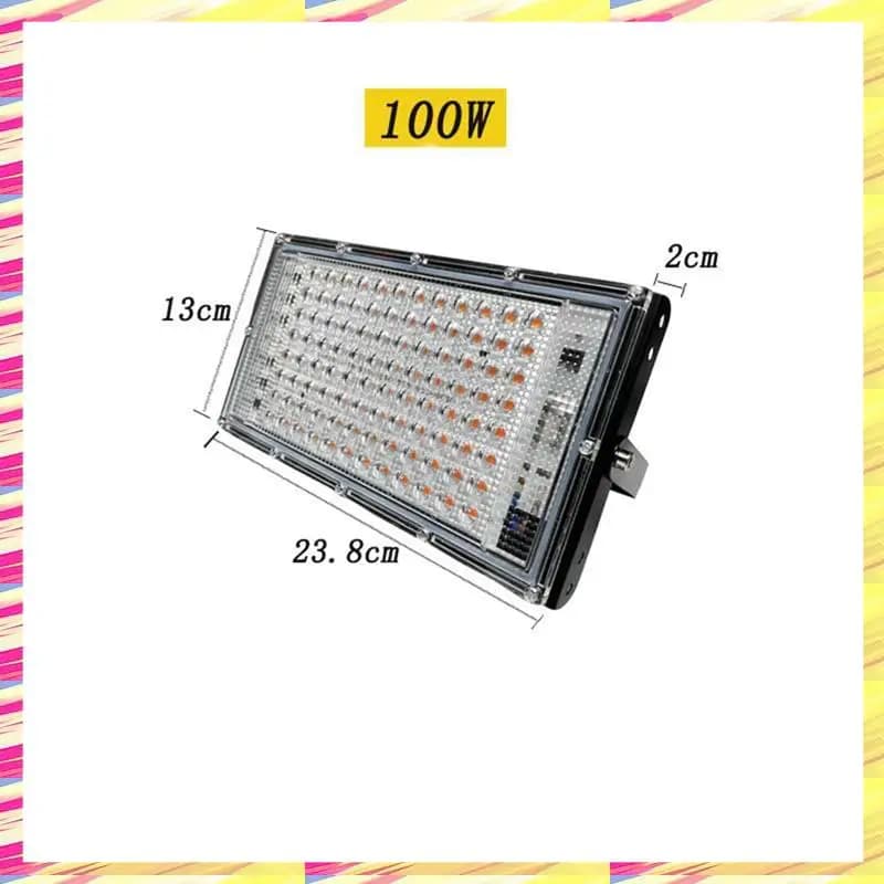 ABJJ Complete LED Spectro Coltiva La Luce Gamma Lamp External Projector For Plants Tent Flower Semina 50W EU Plug