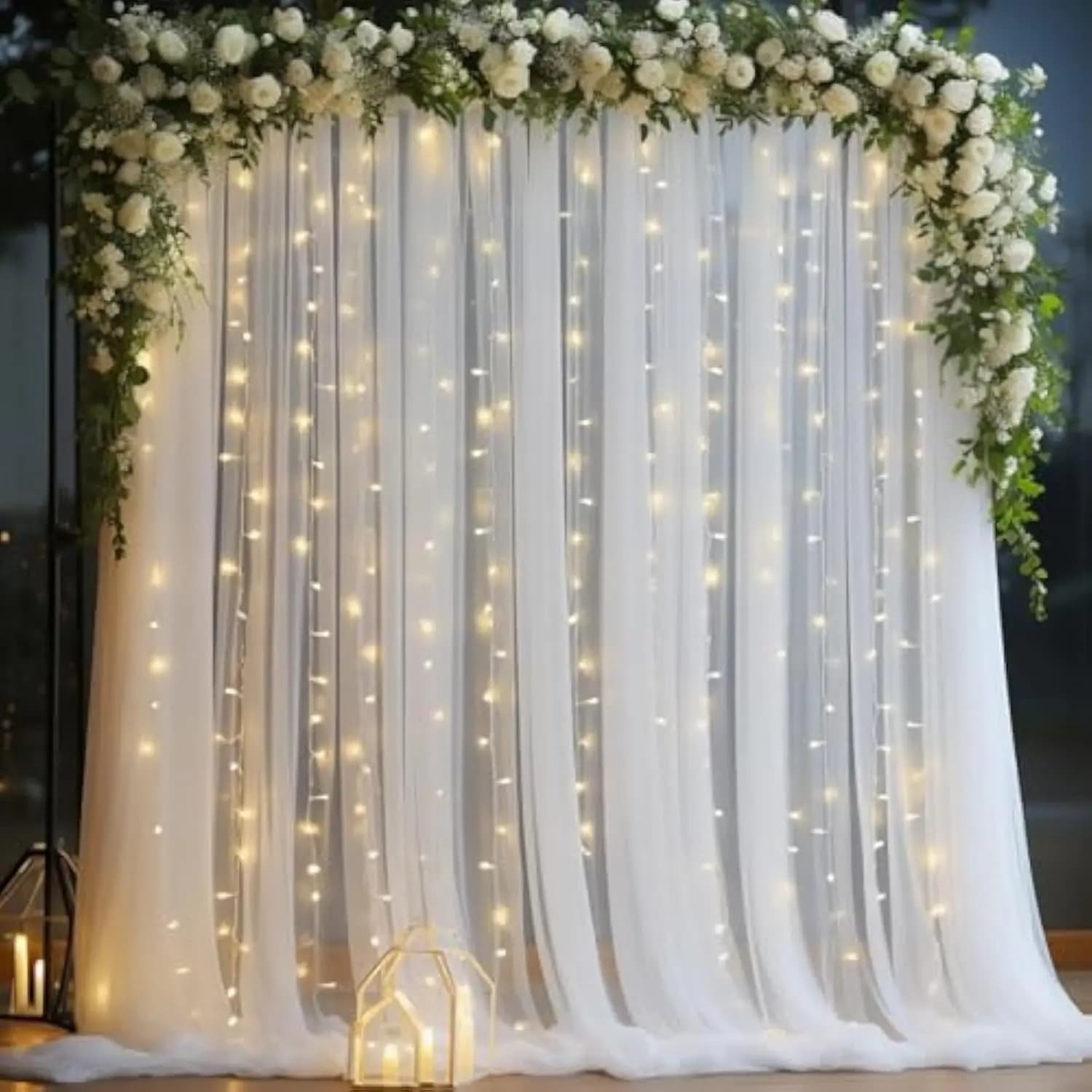 1 set/2 pieces - Tents for seabeds, transparent curtains for birthday parties, weddings, spring parties, photo backdrop