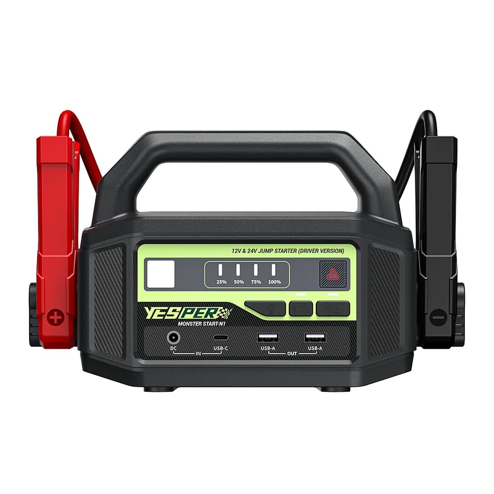 Yesper N1 Fast Charge Compact Jumper Starter 36400mAh High Power 24V Car Battery Booster Pack For Truck Starter Jump