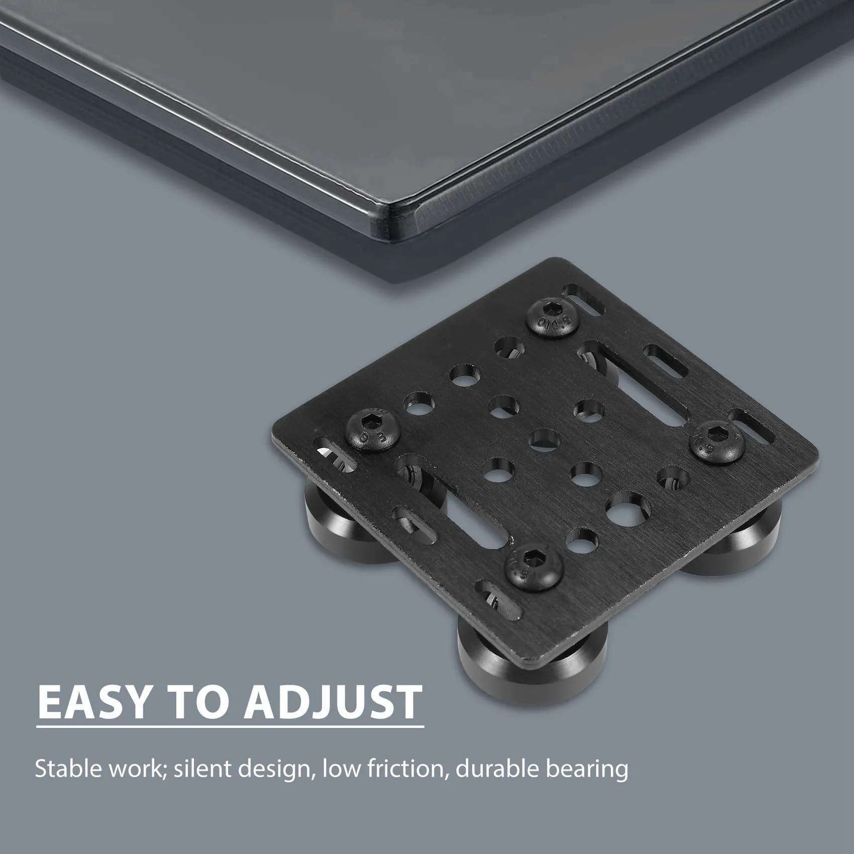 Accessori per Stampante 3D A02M - Piastra di Montaggio a Gantry con Puleggia in Alluminio Standard Europeo 2020 per Profilo V-Slot