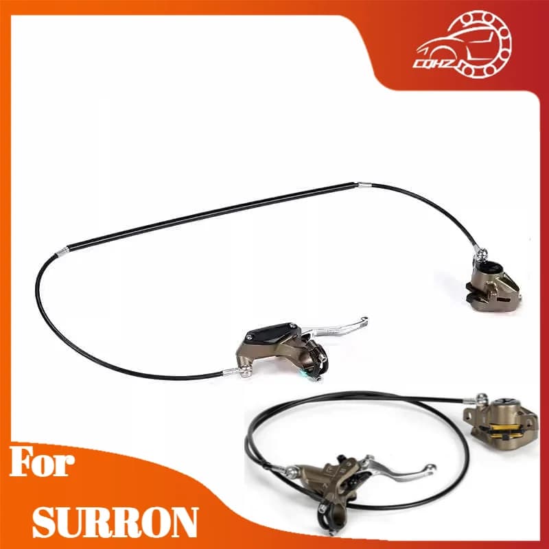 CQHZJ Motorcycle Brake Assembly Front Rear Brake Pump System Set For SURRON Hyper Bee Electric Dirt Bike Accessories