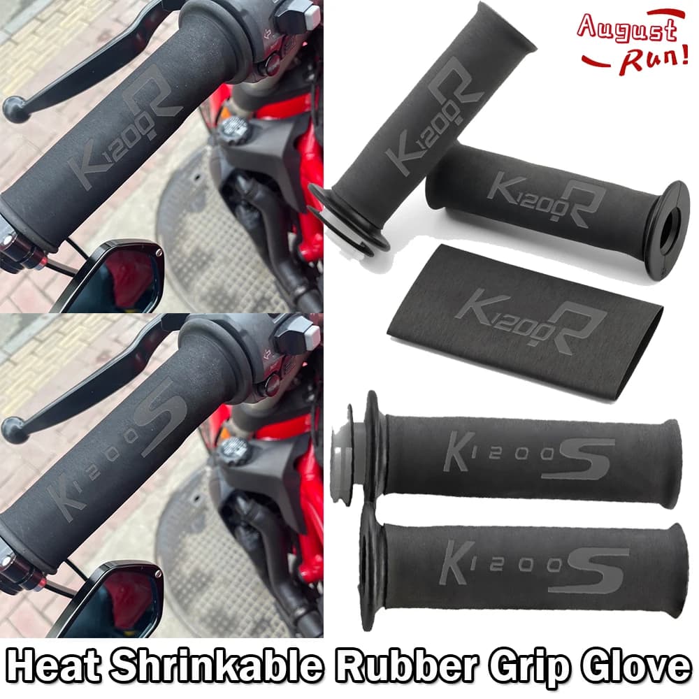Moto Universale Per BMW K12000R K1200S K 1200 R K 1200 S Tutto L'anno Termoretraibile Grip Copertura antiscivolo Gomma Grip Guanto