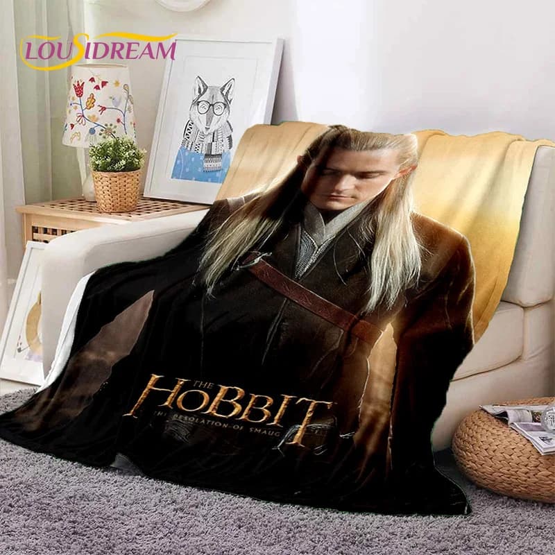 L-Lord of The Rings H-Hobbit Movie Coperte morbide, mantengono caldo la coperta comoda coperta per letti da picnic Divano Casa Camera da letto