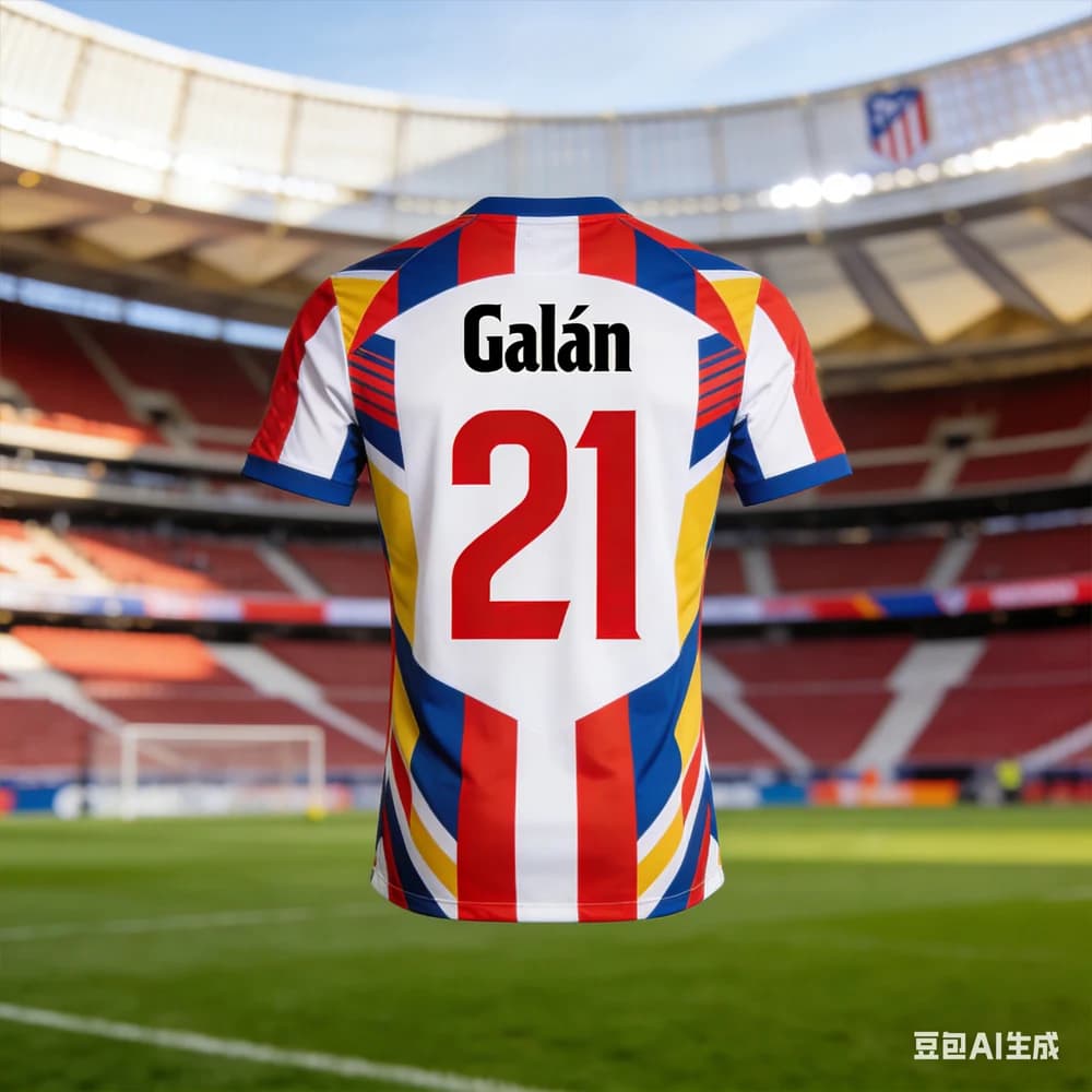 Generated by AI from Galán # Football Jersey Collector's Edition 21 2026 Men's, Hand-inspired T-shirt Court to Dry Fast for Tifosi