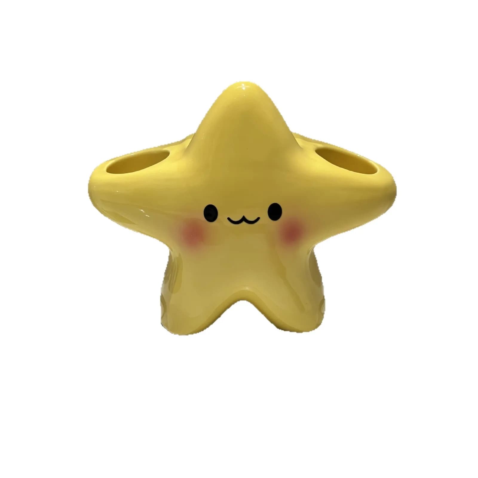 Portaspazzolino Star, bagno, tubo portaoggetti domestico, staffa base spazzolino elettrico, vassoio ripiano in ceramica.