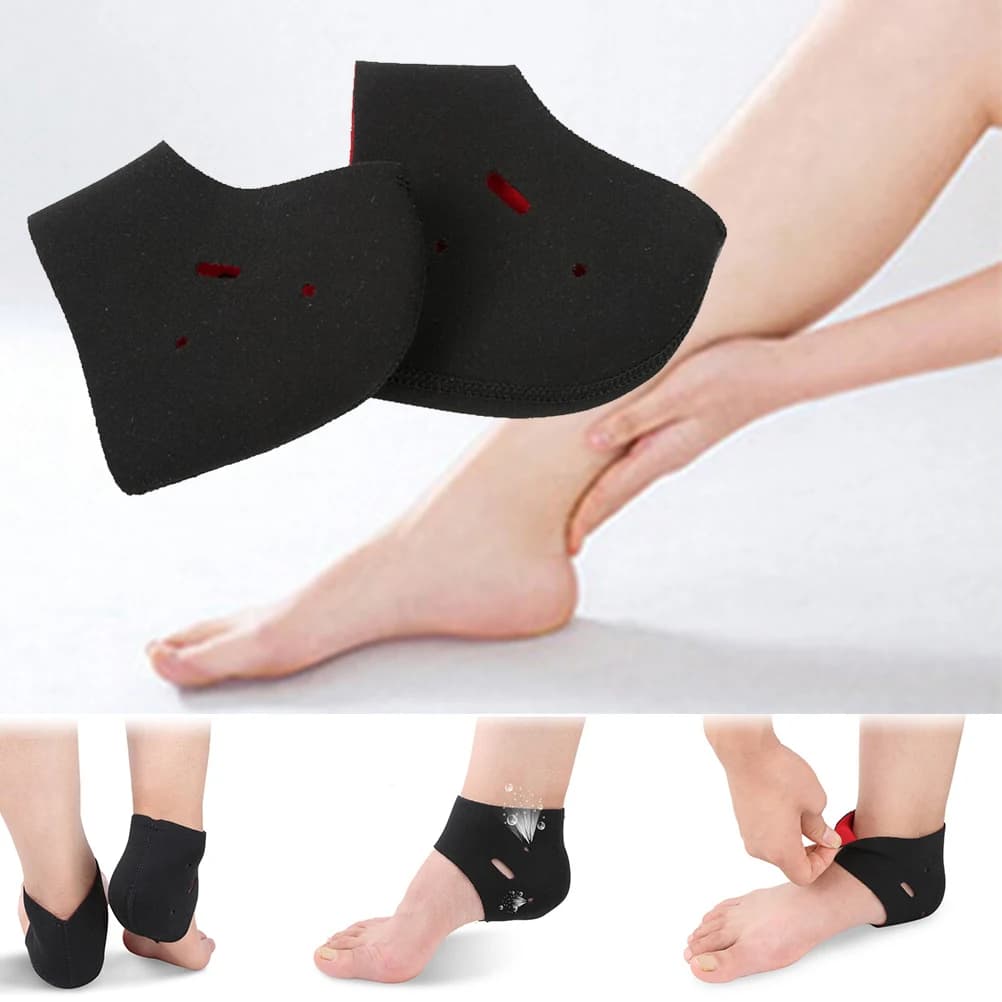 1 paio di calzini idratanti per tallone calzino spa per la cura dei piedi calzini per tallone in gel per piedi secchi e screpolati calzini per riparazione tallone in gel per la pelle strumenti