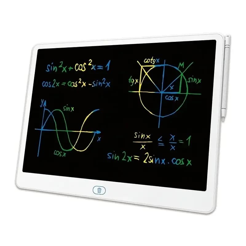 16 Inch LCD Writing Tablet Digital Drawing Board Reusable Electronic Handwriting Pad Erasable Graphic Notepad for Kids Students Office Home Note Taking