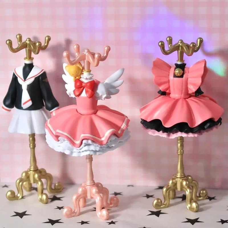 New Arrival Bandai Card Captor Sakura Dresses Styling Series 4 Hedge Box Pattern Gashapon Toy For Girl Gift Birthday