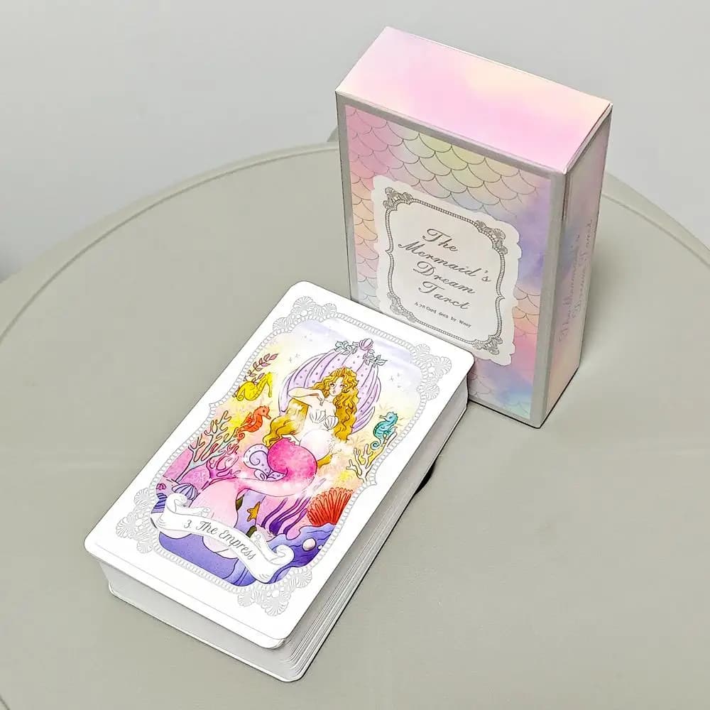 The Mermaid's Dream Tarot 10.3*6cm 78 Pcs Beautiful Tarot Cards Based on Rider Waite System