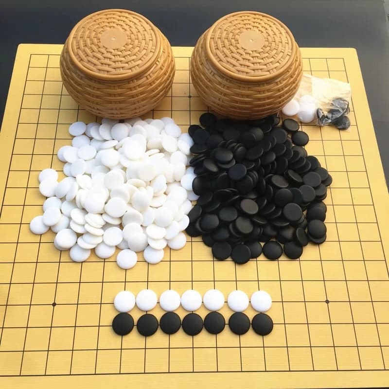 Pezzi di melamina pura smerigliata imitazione giada, pezzi in bianco e nero, Backgammon sfuso senza scacchiera