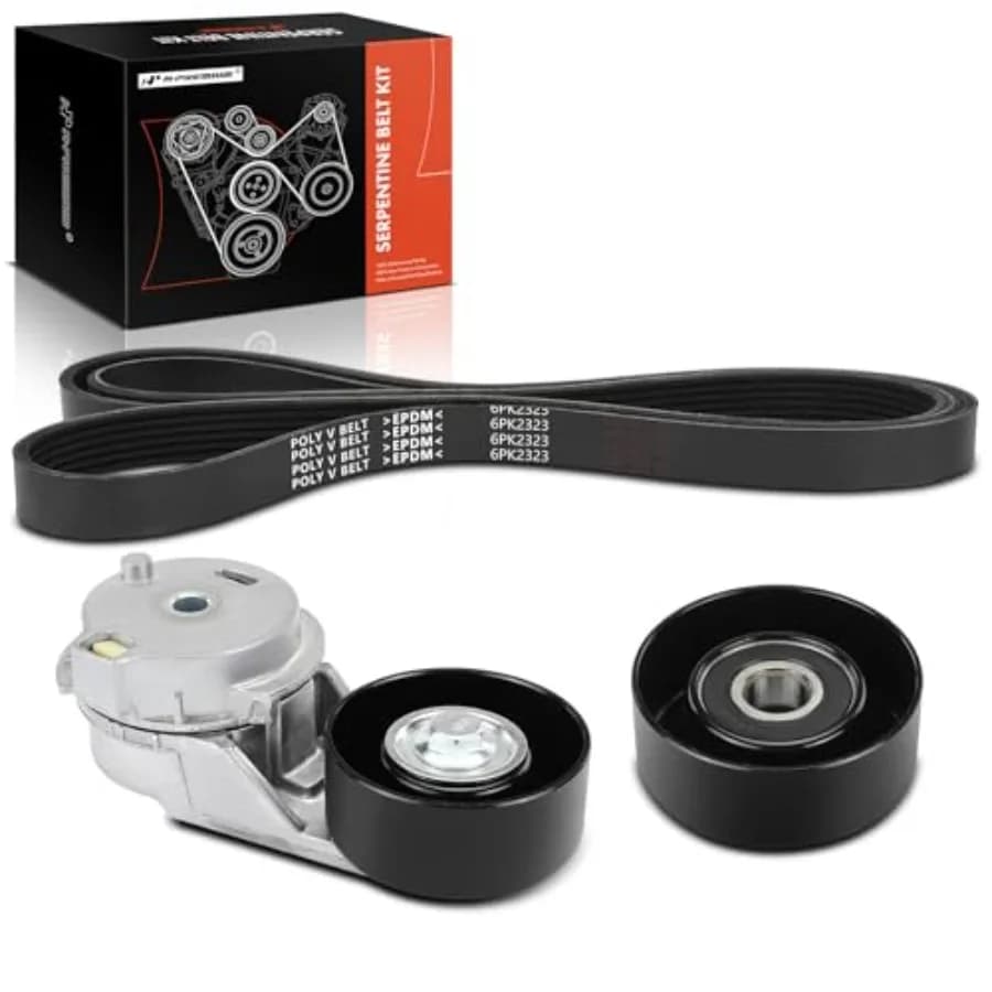 Kit di Trasmissione a Cinghia Serpentina per Motore Compatibile con Trailblazer 2002-2009, GMC Envoy, Buick Rainier, Isuzu Ascender e S