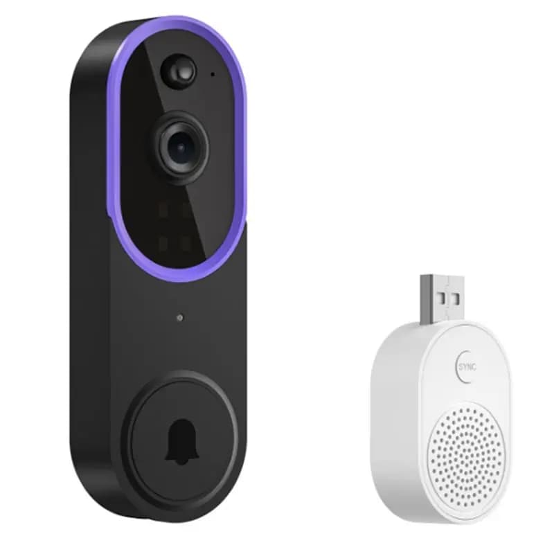 Outdoor Wireless Doorbell Wifi Video Intercom Digital Door Peepholes IR Night Vision Waterproof HD Camera Door Bell-AEF7