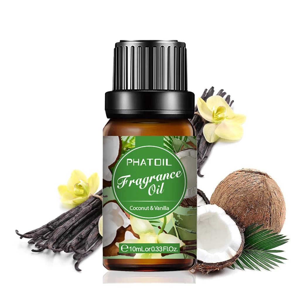 10ml coconut vanilla scent aroma oil diffuser mask sea breeze mango strawberry oil rubber chewing for polishlabbra candle creation